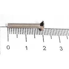 Parafuso Allen Cabeça Chata M3 X 20mm Inox -- 10 Foto mini  3