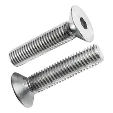 Parafuso Allen Inox Cabeça Chata Cônica M3 X 10mm Kit 10 Pçs Foto mini 4