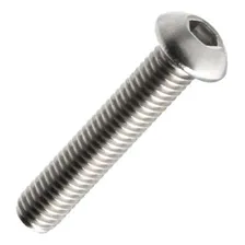 Parafuso Allen Inox Com Cabeça Abaulada M3 X 30mm 20 Peças Foto  mini 1