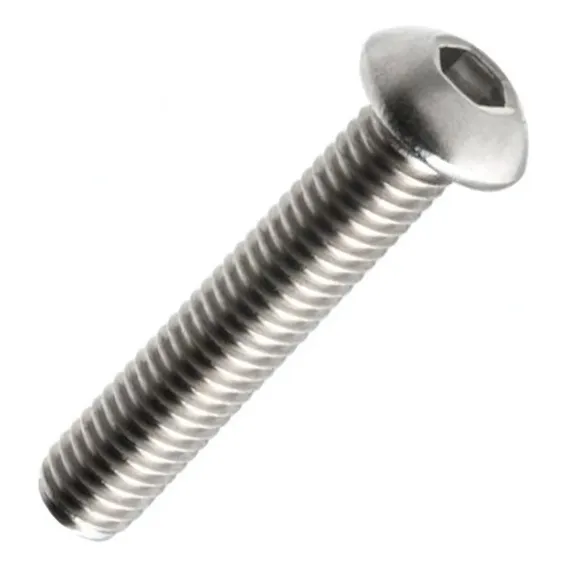 Parafuso Allen Inox Com Cabeça Abaulada M3 X 30mm 20 Peças Foto 1