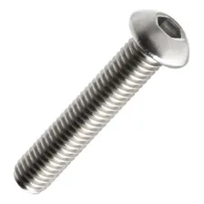Parafuso Allen Inox Com Cabeça Abaulada M5 X 10mm 100 Foto  mini 1