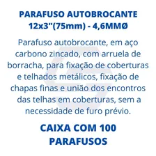 Parafuso Auto Brocante Sextavado 12 X 3 - 100 Unidades Foto mini 4