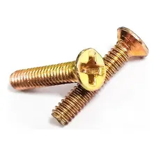 Parafuso Chata Phillips M2 X 10mm Bicromatizado Com 50pçs Foto mini  3