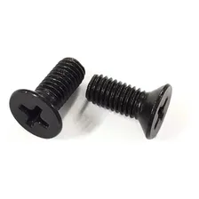 Parafuso Chato Phillips M3 X 10mm Oxidado Preto - 10 Pçs Foto mini 4