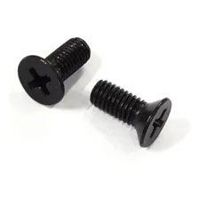 Parafuso Chato Phillips M3 X 10mm Oxidado Preto - 10 Pçs Foto mini  3