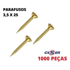 Parafuso Chip Para Madeira Mdf 3,5x25 Phillips 1000un - Cx Foto mini 1