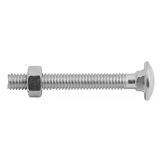 Parafuso Frances Inox 1/4x1 C/ Porca Travante + Lisa 5 Foto 1