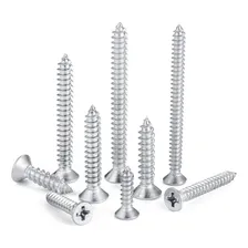 Parafuso Inox Auto Atarraxante 4,2 X 50mm Para Deck 500 Pçs Foto  mini 1