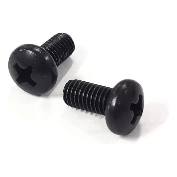 Parafuso Panela Phillips M3 X 8mm Oxidado Preto - 20 Peças Foto 1