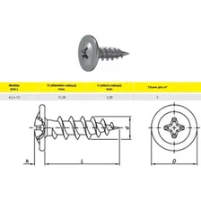 Parafuso Ponta Agulha Para Forro Pvc Drywall 4,2x13 1000 Und Foto mini 4