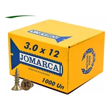 Parafusos Madeira Philips 3,0 X 12 Caixa 1000 Pçs Jomarca Foto mini 1
