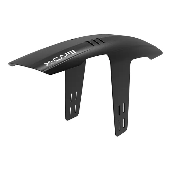 Paralama Bike Polisport Frontal X-cape Preto Fixaçao Suspens Foto 1