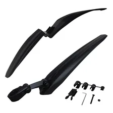 Paralamas Para Bicicleta Bike Aro 24 29 Dianteiro Traseiro Cor Preto Foto mini  3