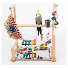 Parquinho Playground Brinquedo Calopsita Papagaio Maritaca Foto mini 1