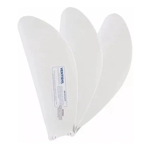 Pás Hélices Brancas Originais Ventisol Ventilador Teto Sunny Foto 1