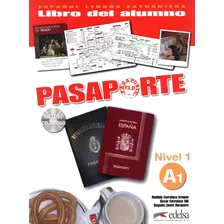 Pasaporte 1 - Libro del alumno A1 + CD-audio, de Aragon, Matilde Cerrolaza. Editorial Edelsa (Anaya), capa mole em espanhol, 2007 Foto  mini 1