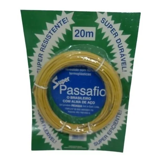 Passa Fio De Aço Rev Com Nylon 20 Mt Proaqua Loja Extarte Foto 1