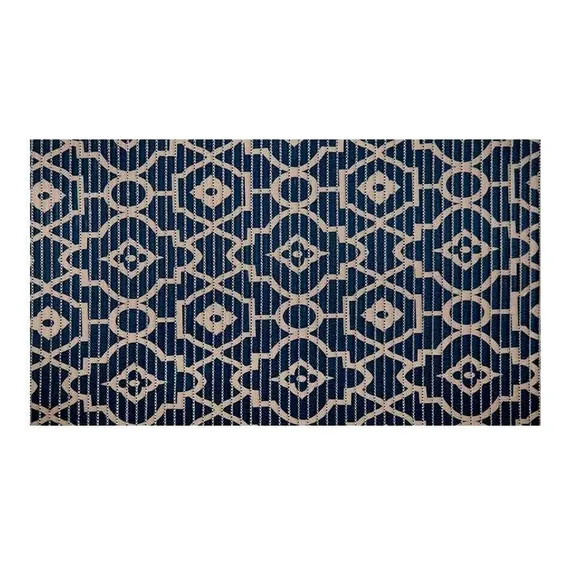 Passadeira 65cm X 1 Metro Azul E Bege Kapazi Kapazi Foto 1