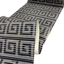Passadeira Antiderrapante Labirinto Preto 1m X 43cm Larg Foto mini 3