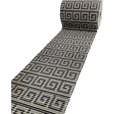 Passadeira Antiderrapante Labirinto Preto 1m X 43cm Larg Foto mini 2