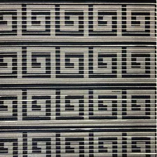 Passadeira Antiderrapante Labirinto Preto 1m X 43cm Larg Foto mini 4
