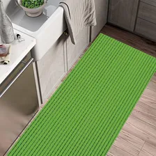 Passadeira Emborrachada Antiderrapante Pvc 3,00mx45cm Verde Foto mini 2