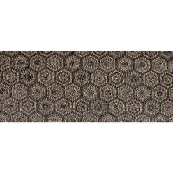 Passadeira Flex 60cm X 180cm Hexa Cinza Kapazi Foto 1