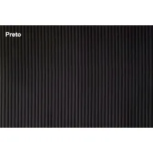 Passadeira Tapete Antiderrapante Duna Soft 43cm Preto 4 Metros Desenho do Tecido Liso Bella Casa Foto mini 4