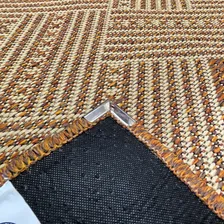 Passadeira Tapete Trilho Sisal Terracota 0,66x1,80m Antiderrapante Cozinha Corredor Quarto Foto mini  2