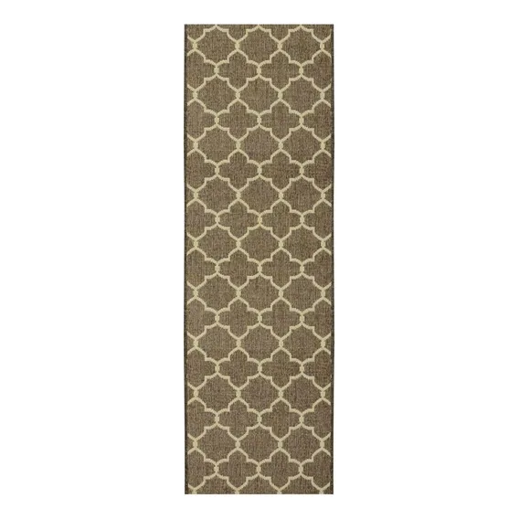 Passadeira Trilho 2.4m Sisal São Carlos Bali Vinter 240x66cm Cor Marrom-claro Desenho Do Tecido Geométrico Foto 1