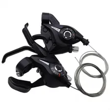 Passador 21 Velocidades Black Mtb Manete Integrado Aro 26 Cor Preto Foto  mini 1
