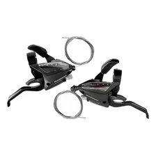 Passador Alavanca Rapid Fire 21v Alumínio Shimano St-ef500 Foto  mini 1