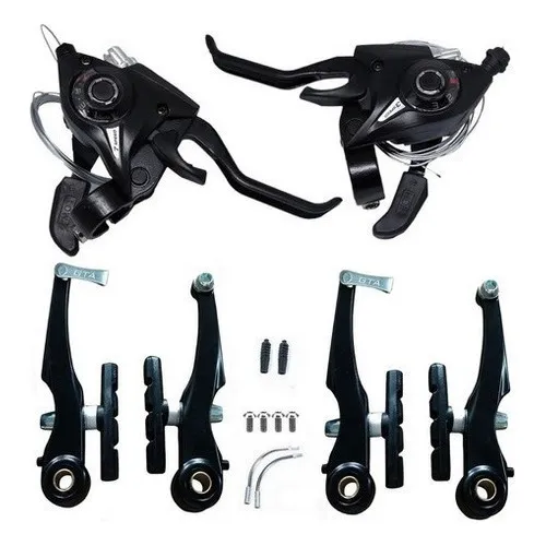 Passador Alavanca Rapid Fire 21v Freios De Bicicleta C/ Cabo Foto 1
