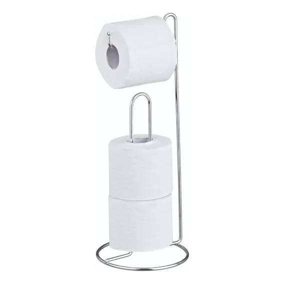 Passerini suporte porta papel higiênico banheiro 14.5x35cm prateado cromado Foto 1
