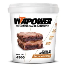 Pasta Amendoim 450 G Vitapower Brownie Cream Brownie Cream Foto mini 1