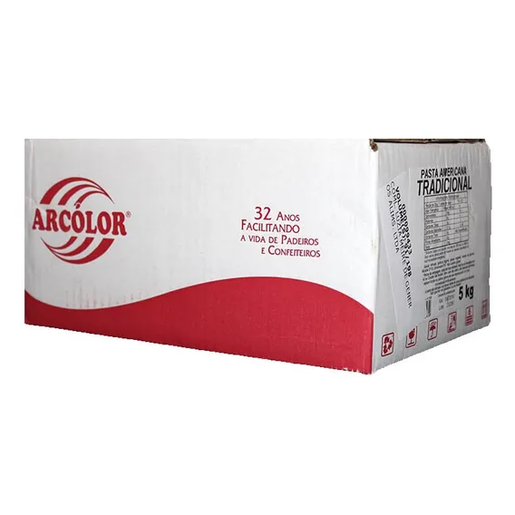 Pasta Americana Chocolate Branco 5kg Arcolor Foto 1