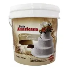 Pasta Americana Tradicional Arcolor Pasta Para Decorar 4,5kg Foto mini 1