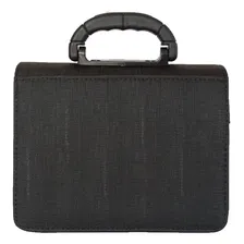 Pasta BĂblia e Hinário Ccb Capanga Linho Preto Ap R1690 Foto mini 3