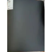 Pasta Catalogo A3 Preta 40 Envelope Plastico Expor Desenhos Foto mini 2