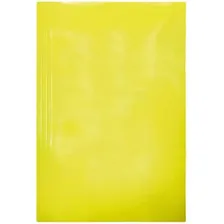 Pasta Com Grampo Trilho Papelão Amarelo Polycart Foto mini 1