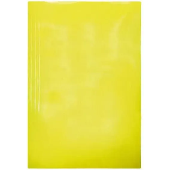 Pasta Com Grampo Trilho Papelão Amarelo Polycart Foto 1