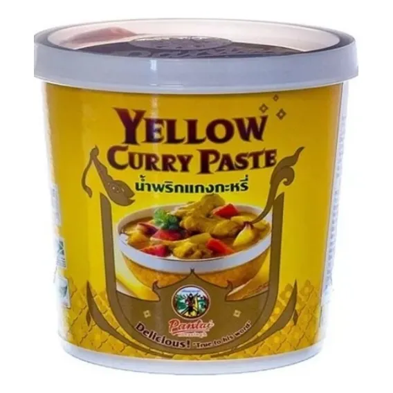 Pasta Curry Pantai Tailandesa Tailândia Com Especiarias Foto 1