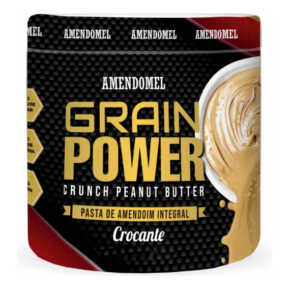 Pasta De Amendoim Integral Cremosa 1kg Grain Power - Thiani Foto 1