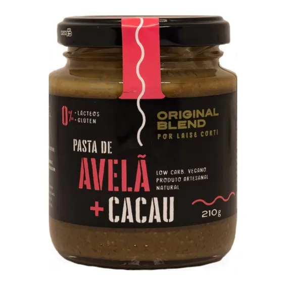 Pasta De Avelã E Cacau 210g Original Blend - Nutella Vegana Foto 1
