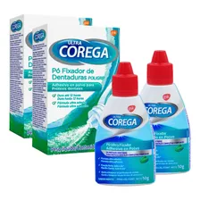 Pasta de dentes GSK Ultra Corega P贸 Fixador de Dentaduras Corega P贸 50g pacote x 2 Foto mini 1