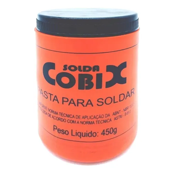 Pasta De Solda Cobix 450g Fluxo Mistura Pastosa Decapagem N/A Foto 1