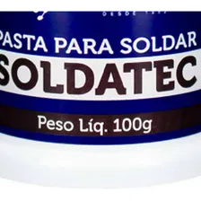 Pasta De Solda Fluxo Soldatec Pastoso 100g Implastec Cor Branco Foto mini 2