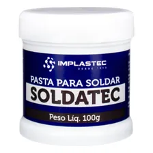 Pasta De Solda Fluxo Soldatec Pastoso 100g Implastec Cor Branco Foto mini 1