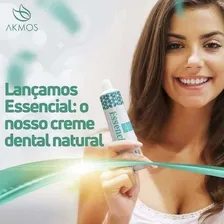 Pasta Dental 100% Vegano Sem Flúor Melaleuca E Aloe Vera 90g Foto mini  2