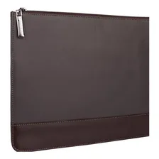 Pasta Envelope De Couro A4 Masculina Bruno Cor Café Foto mini  2